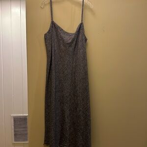 High quality linen spaghetti strap dress by Artemesia size large
